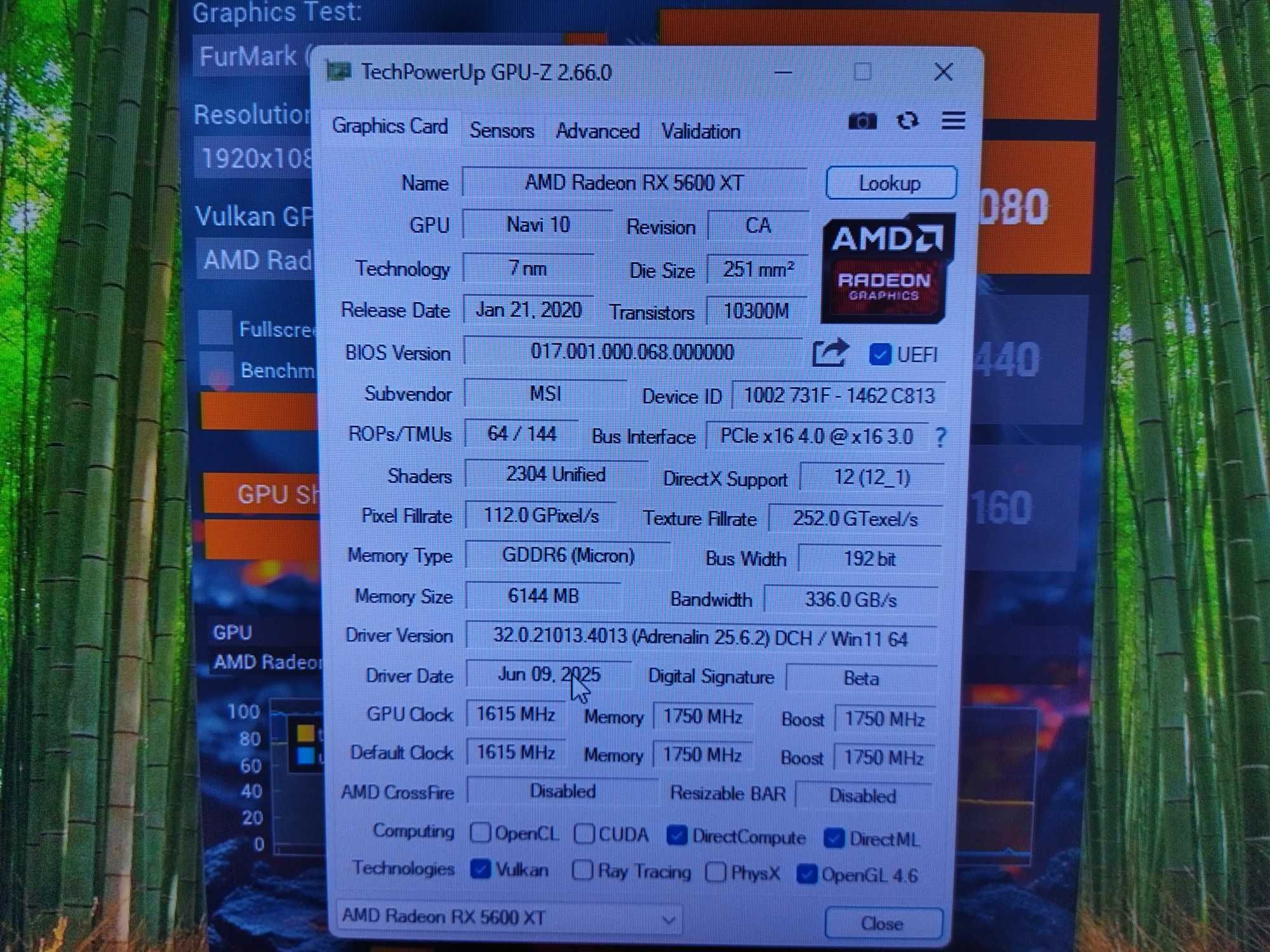 Видеокарта PowerColor RX 5600 XT OC, Radeon RX 5600XT