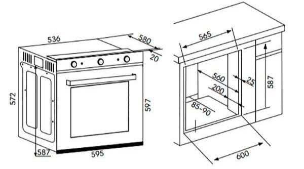 Духовой шкаф Goodwell 8083 электрическая с доставкой