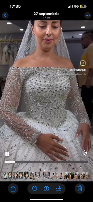 Rochie mireasa , facuta pe comanda turcia