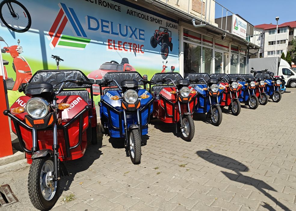Tricicleta KUBA PIKAP cu Bena, NOU 2025 Dealer AUTORIZAT Fara Permis !