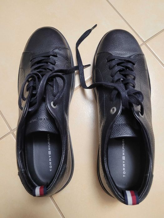 Tommy Hilfiger sneakers din piele PREMIUM CUPSOLE GRAINED LTH