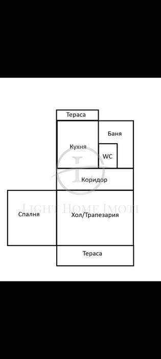 Реф. 2887 Двустаен ТРИ отделни стаи Обзаведен Коматево
