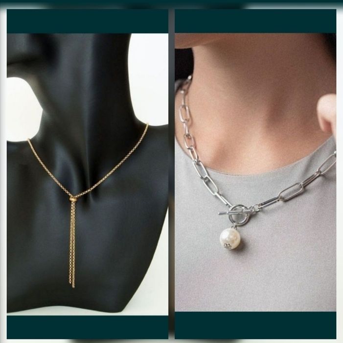 Трендовые колье по низкой цене. Новые. Акция.