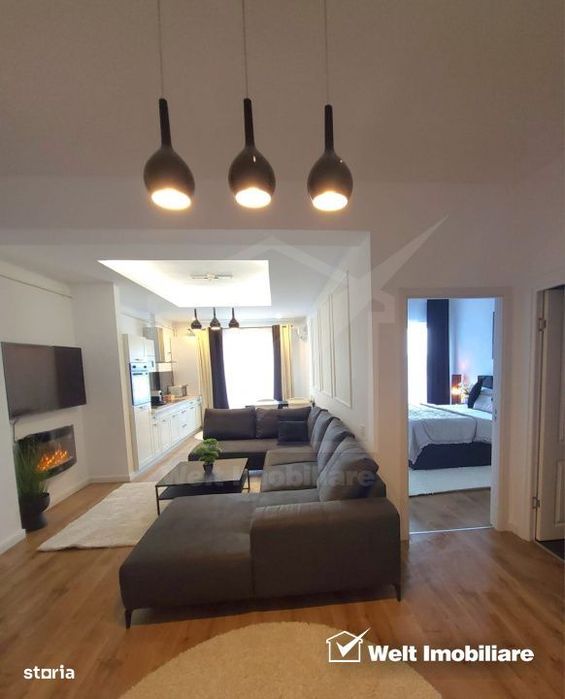 Apartament 54 mp, 2 camere, ultrafinisat, situat in Floresti, zona Ero