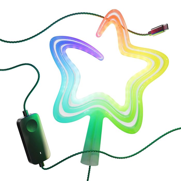 Varf pentru brad Twinkly TREE TOPPER 76 LED USB Wi-Fi Stea de Craciun