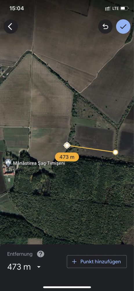 Teren extravilan arabil 2.7 ha manastirea Timseni sag Timisoara