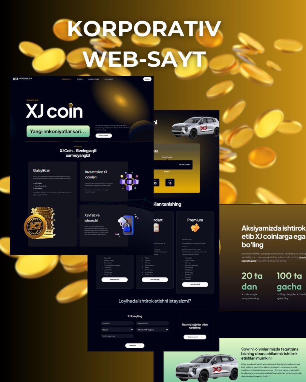 Veb-sayt, online do'kon, telegram bot va ilovalar yasash xizmatlari