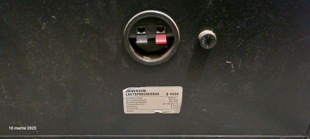 Boxe 3 cai Visonik vse143(Heco),Universum Q 4500