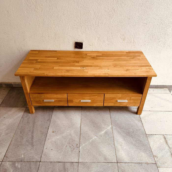 Ретро конзолен дъбов шкаф от 90-те