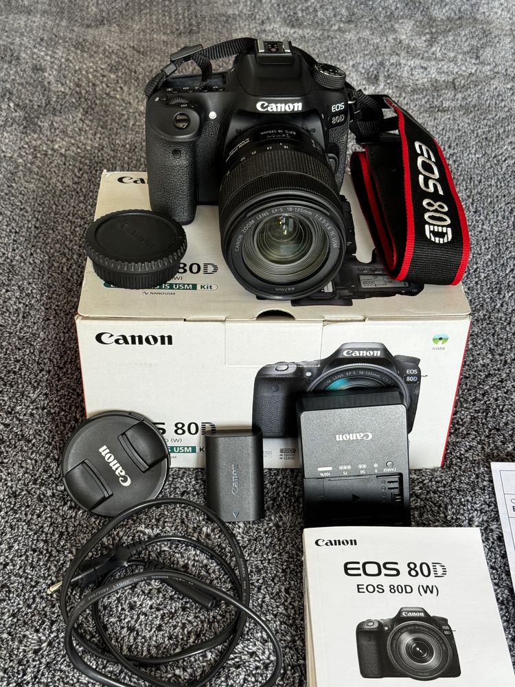 Canon 80d 18-135 USM фотоаппарат