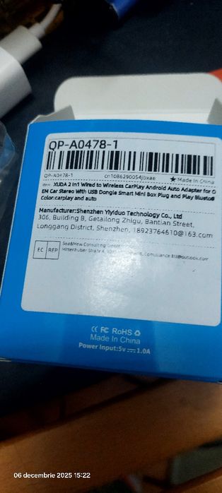 Adaptoare android auto/car play