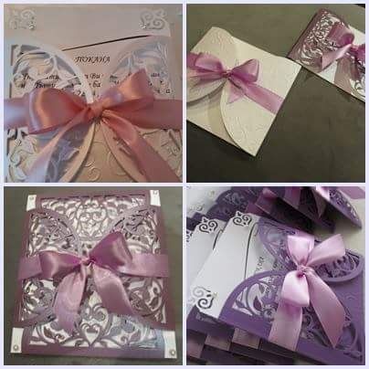 Сватбени бутониери,покани и др аксесоари ръчна изработка