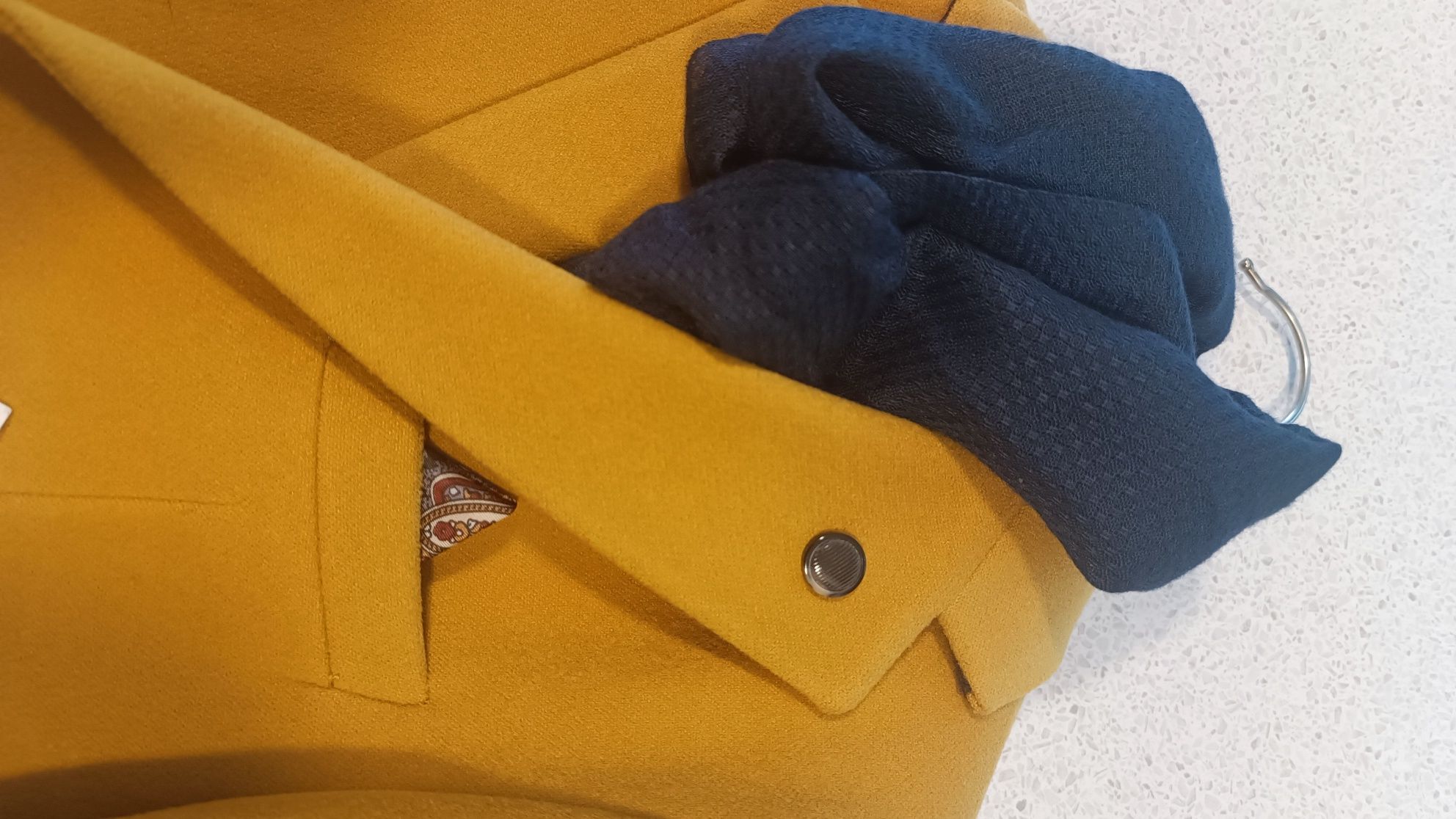 Sacou si esarfa baieti marca Lemon - Turcia 5-6 ani NOU