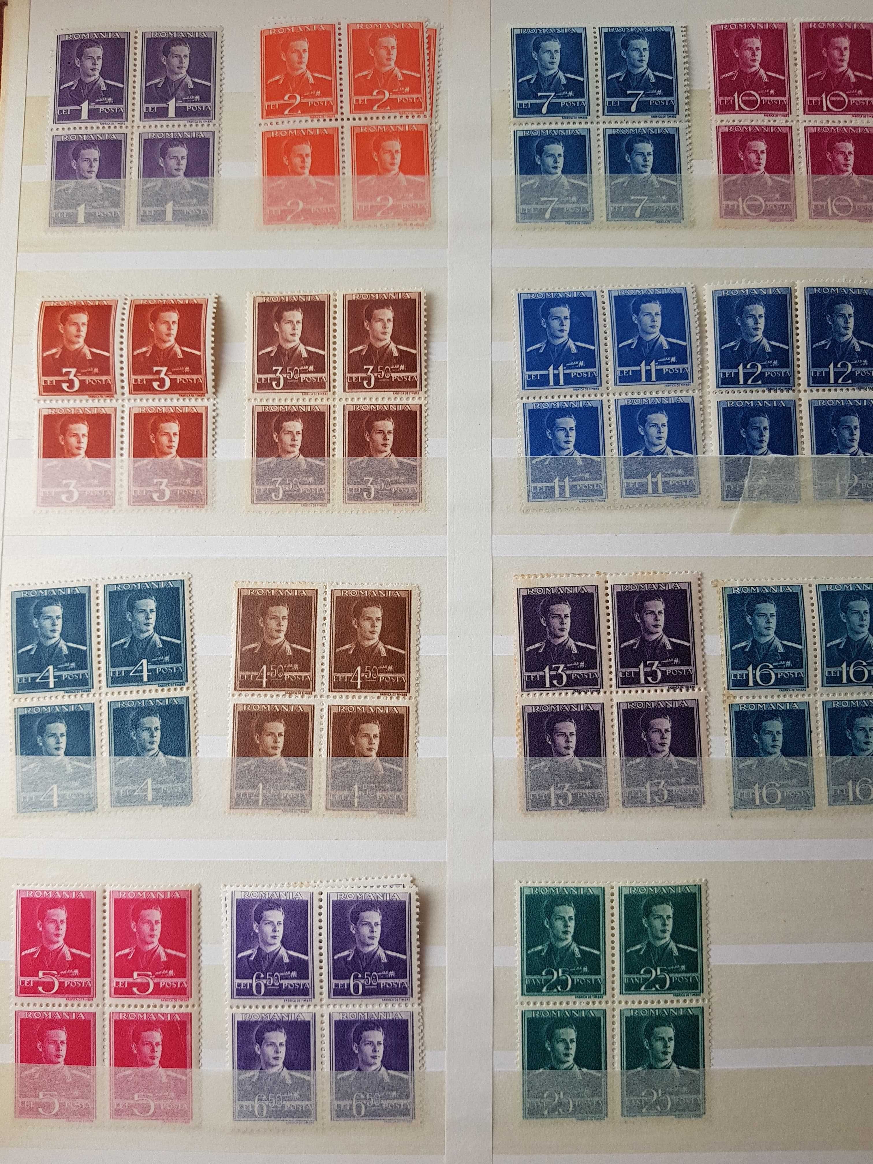 Colițe de timbre Regele Mihai nestampilate