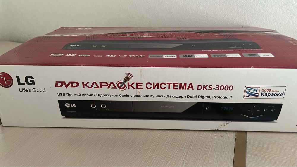 Продам DVD-караоке систему LG DKS-3000