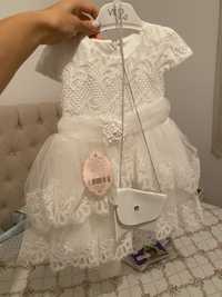 Ново!Сватбена детска рокля