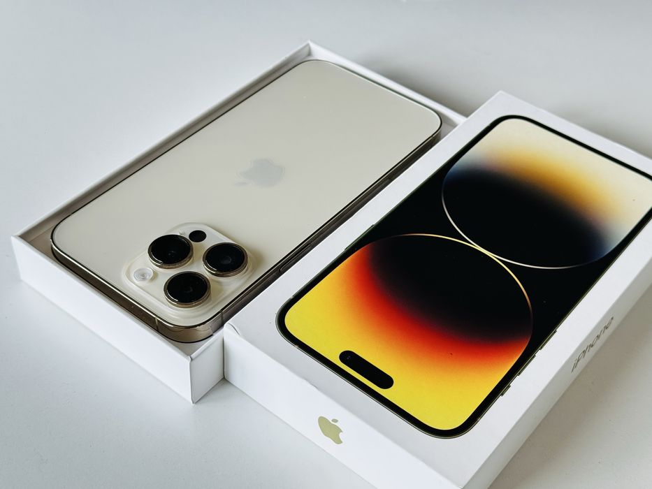 Iphone 14 Pro Max 256GB Gold 100% Батерия! Гаранция 6 месеца
