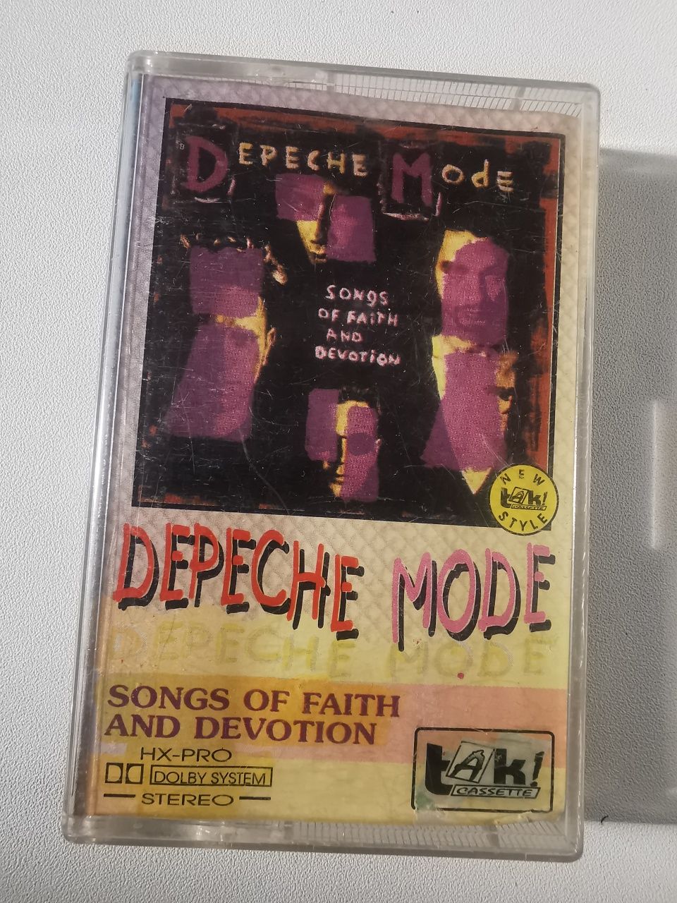 Caseta Depeche Mode Carcasa  Songs of Faith and Devotion
 (1993)