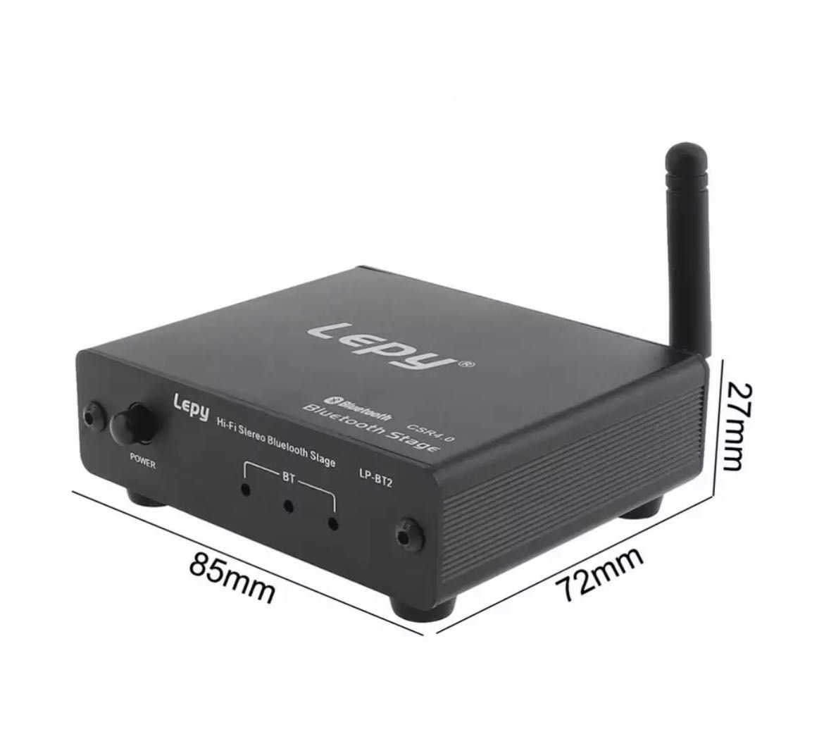 Bluetooth Receiver Lepy + amplificare si antena NOU