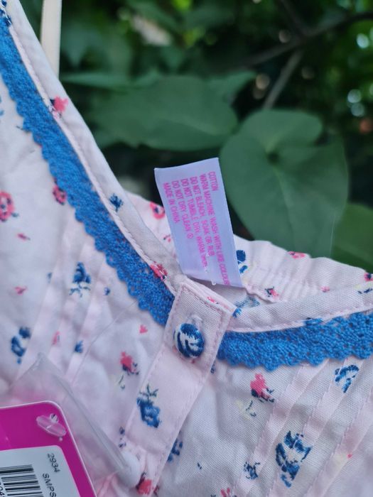 Bluza de dama cu bretele cu imprimeu floral, marimea S, bumbac