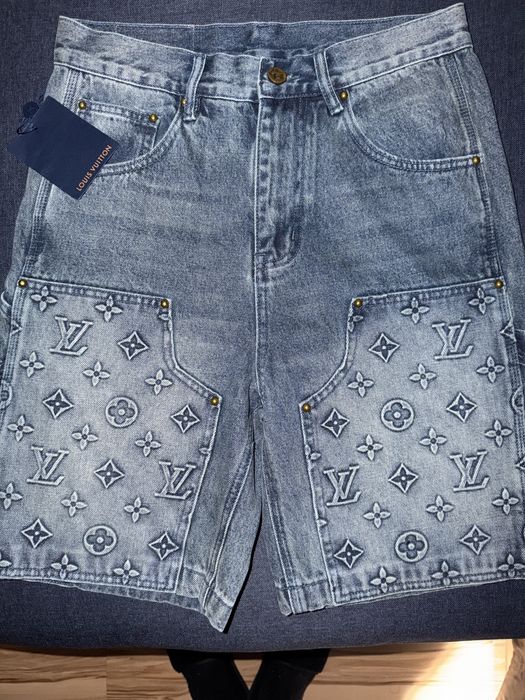 Къси дънки Louis Vuitton