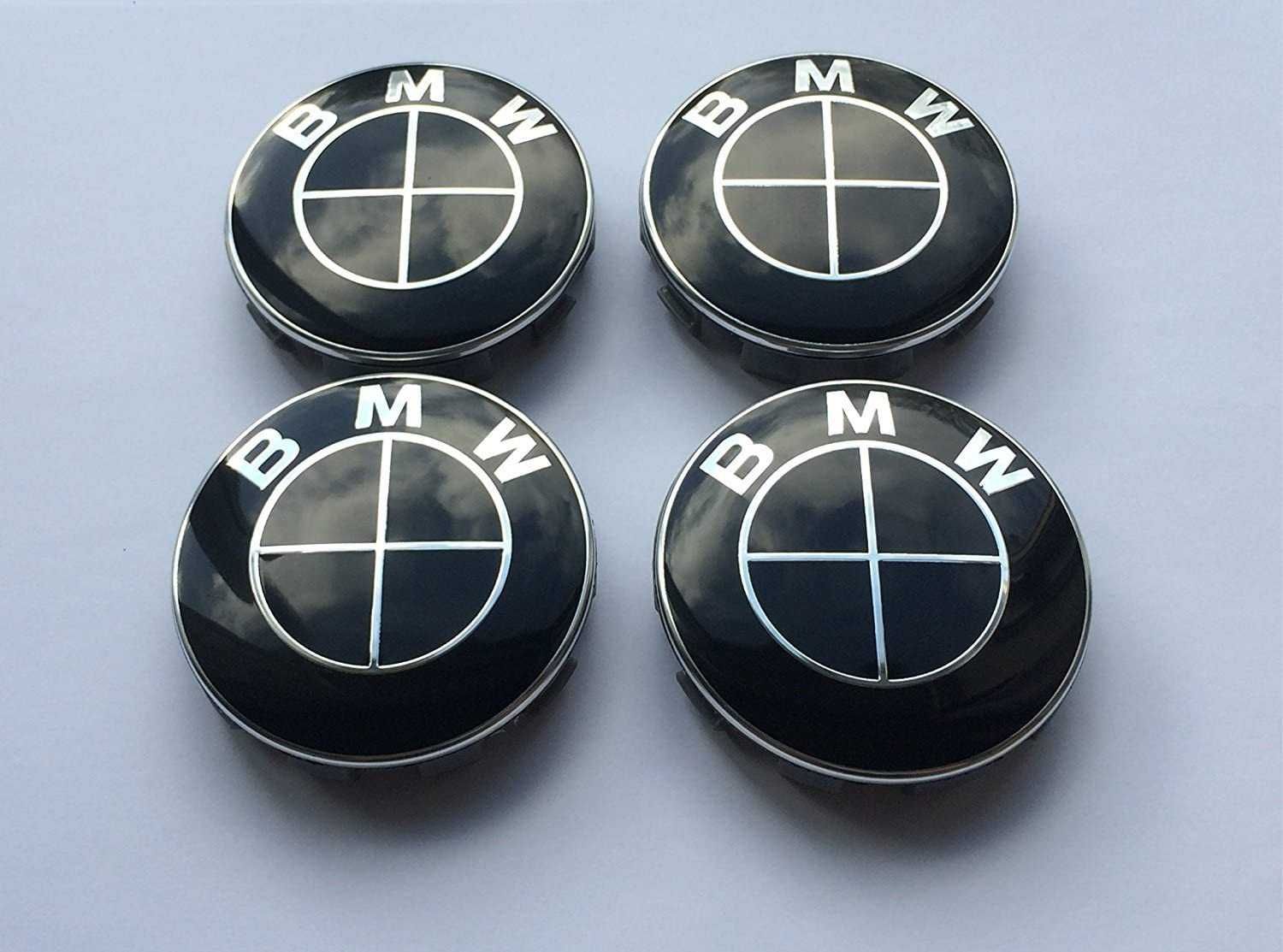 Set 7 embleme NEGRE FULL BLACK logo BMW E30 E36 E39 E46 E60 E61 e87