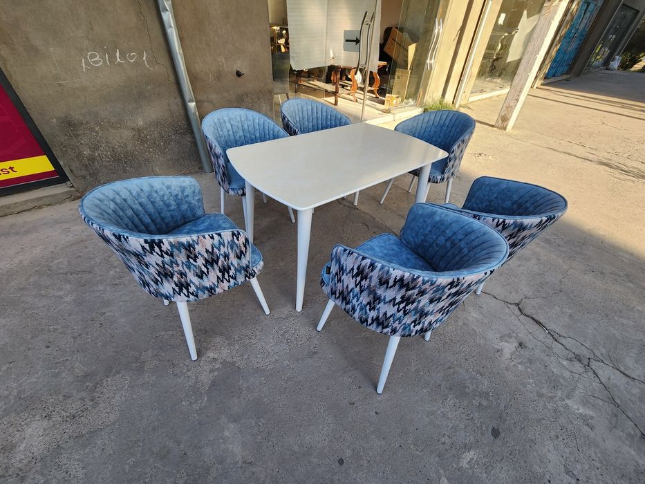 Стол и стул Медуза Stol stul meduza 4 va 6kishilik