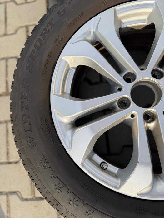 Set jante MERCEDES originale + anvelope DUNLOP iarna 235/65 R17