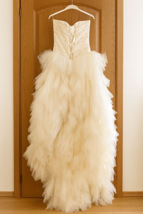 Vând rochie de mireasă + bolero poze reale