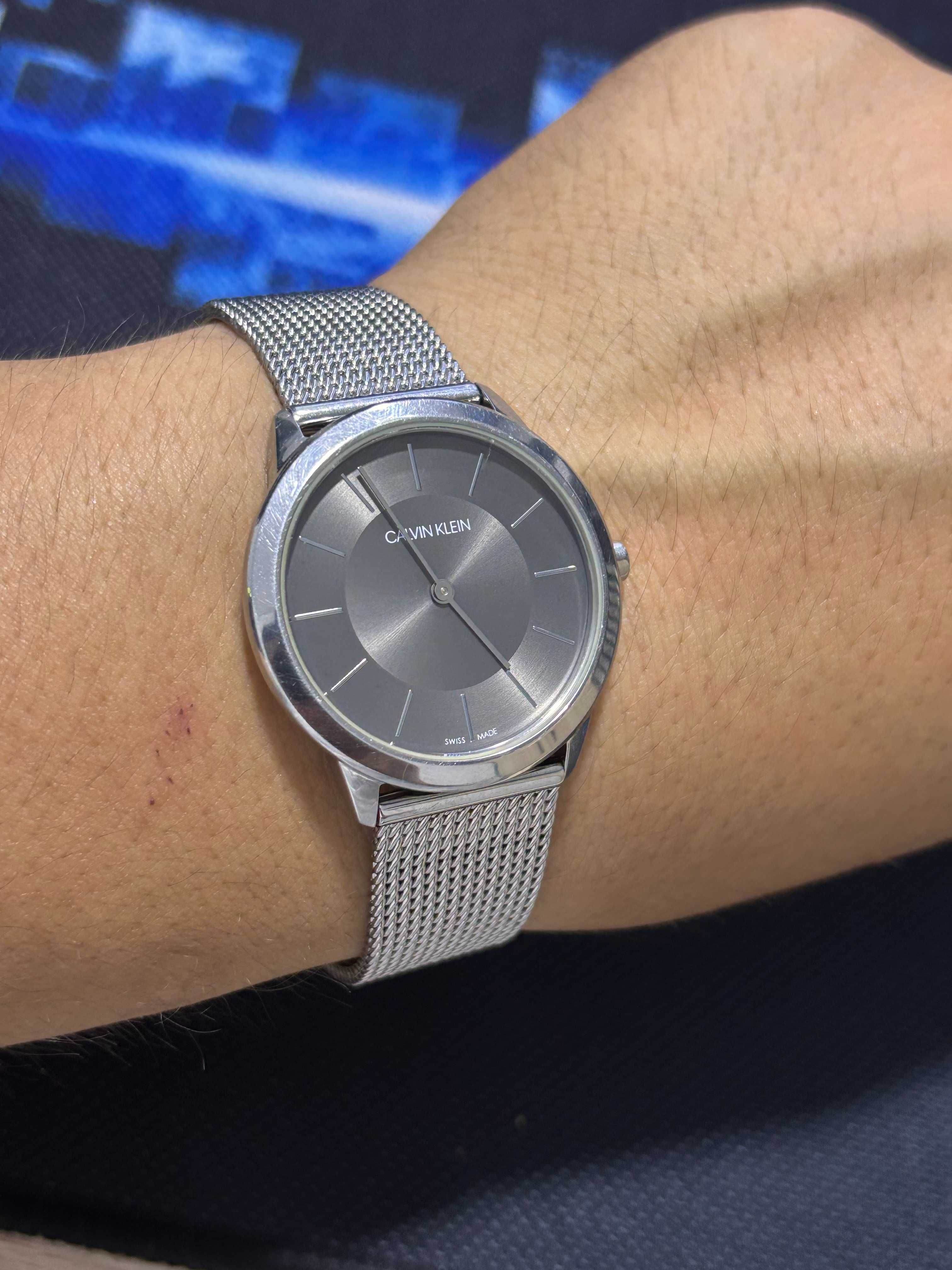 Calvin Klein K3M211-00 Mens Stainless Steel Watch Швейцария