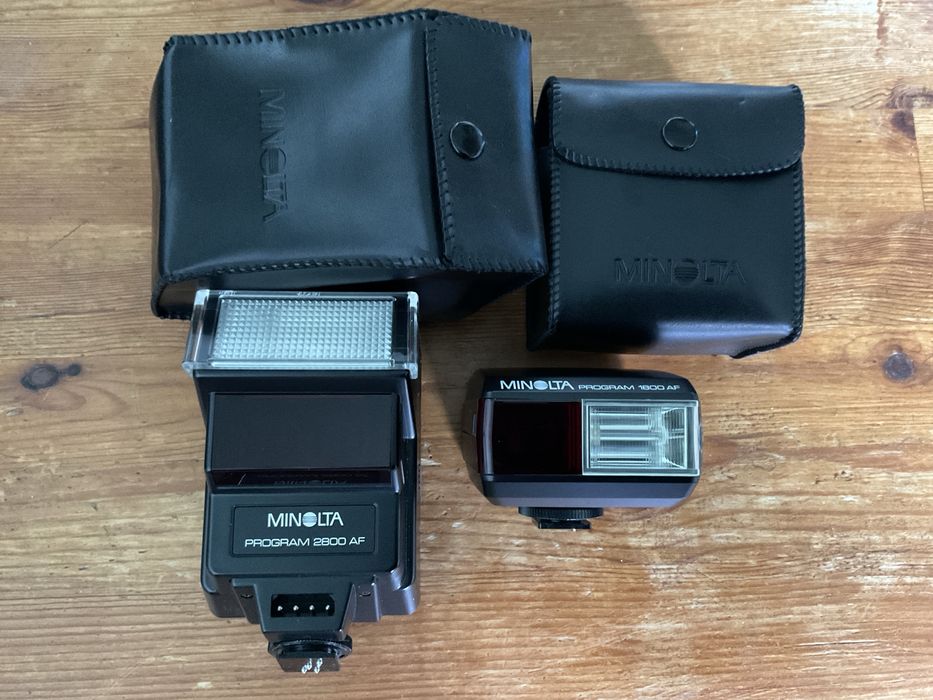 Minolta Program 2800AF si Minola Program 1800AF vintage