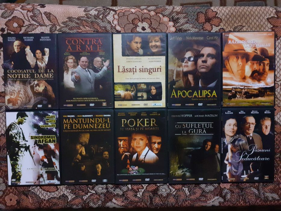 DVD-uri originale cu de filme și concerte live