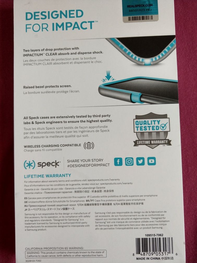 Speck-висококачествен протектор-кейс за Samsung Galaxy S9+