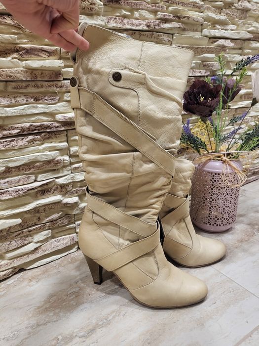 Бутикови Дамски ботуши от естествена кожа