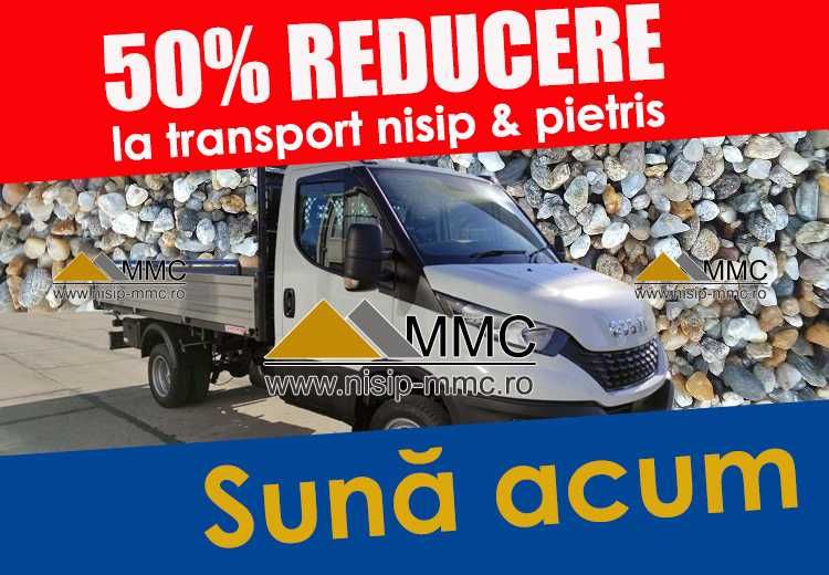 OFERTĂ! 50% Reducere la T.R A N S P O R T pietriș. București, Sector 2