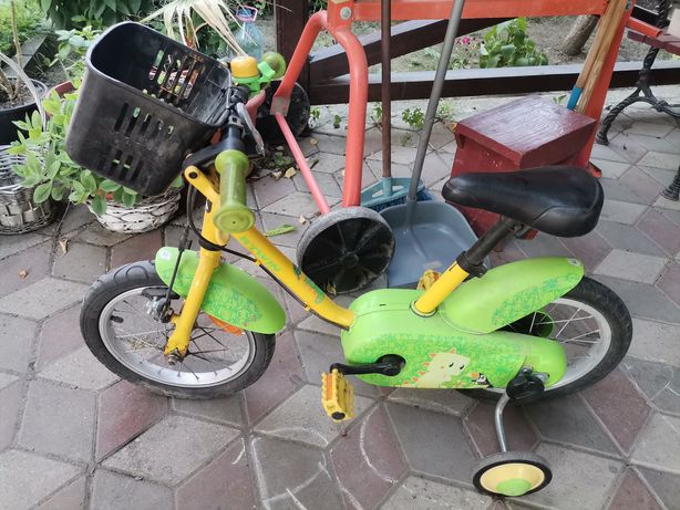 Bicicleta copii culoare verde