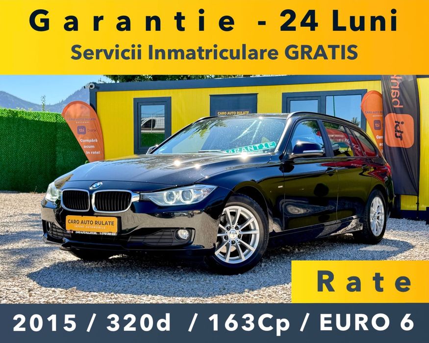 BMW Seria 3 2015 -2.0d 163Cp -Euro6 -Automata -Km Reali -Parc Auto -Rate -GARANTIE