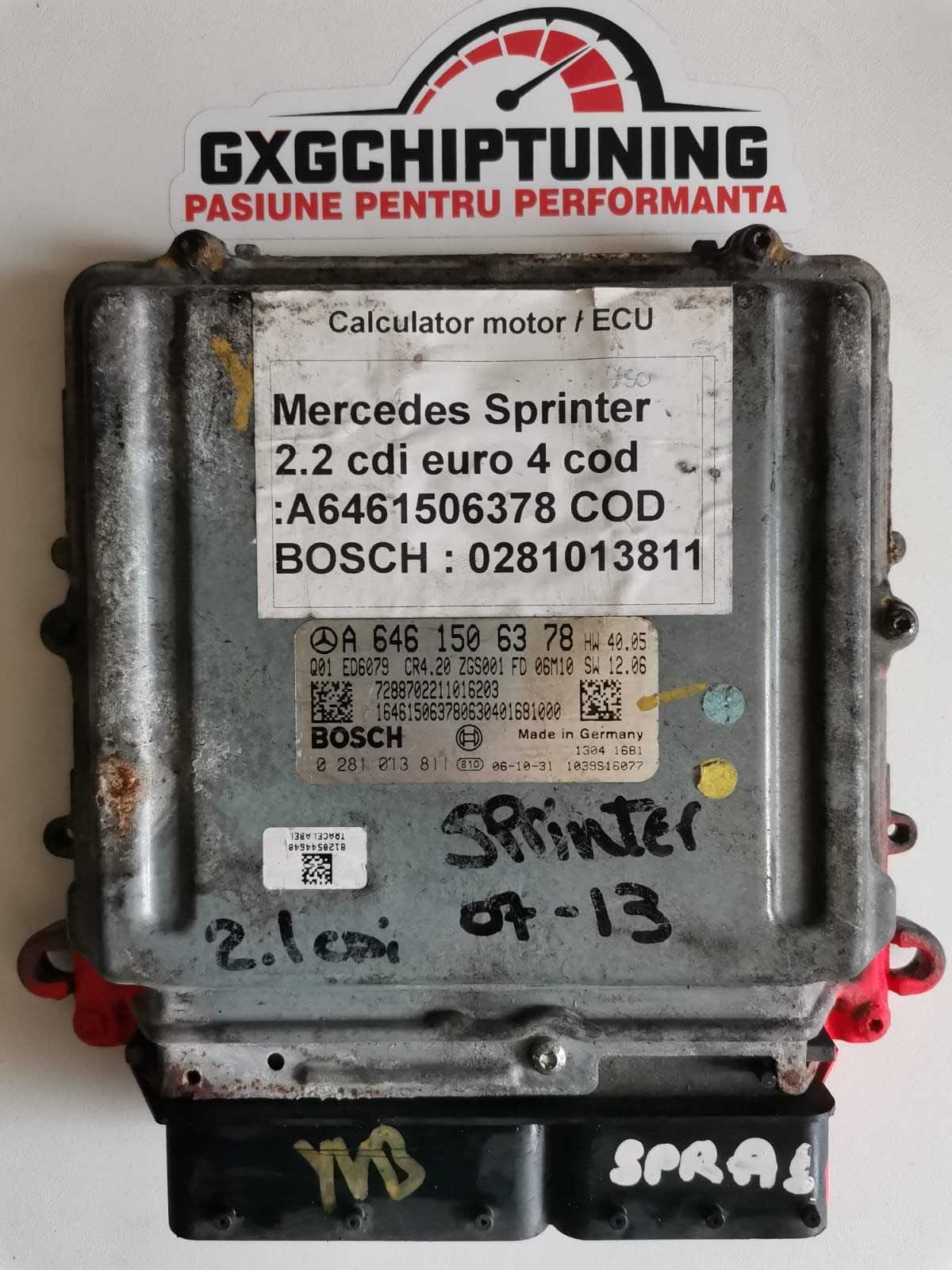 ECU Calculator motor Mercedes Sprinter 2.2CDI A6461506378 EDC16CP31