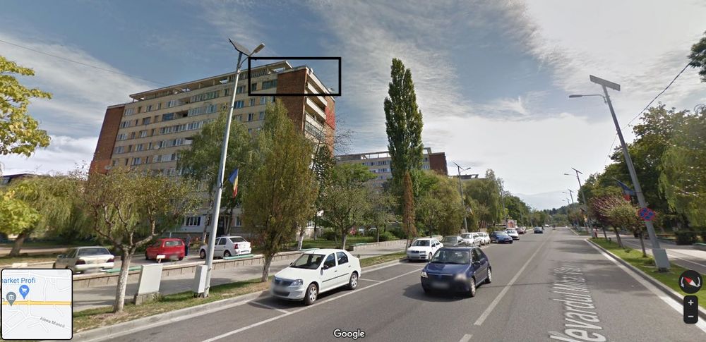 Apartament 3 camere zona pietei cu vedere la Bulevard
