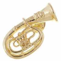 Insigna tip brosa, basfligorn, Art of Music Pin Tenorhorn Large