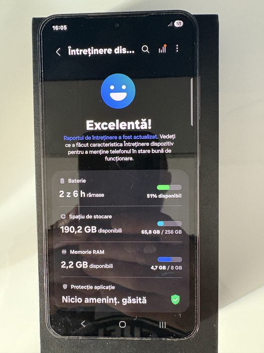 Samsung S23, 256 GB, full box, excelent!