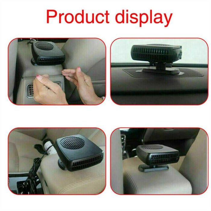 200W МОЩНА КЕРАМИЧНА Печка Духалка Парно кола автомобил Вентилатор