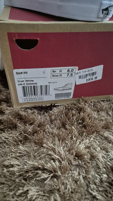 Tenisi Vans True White noi