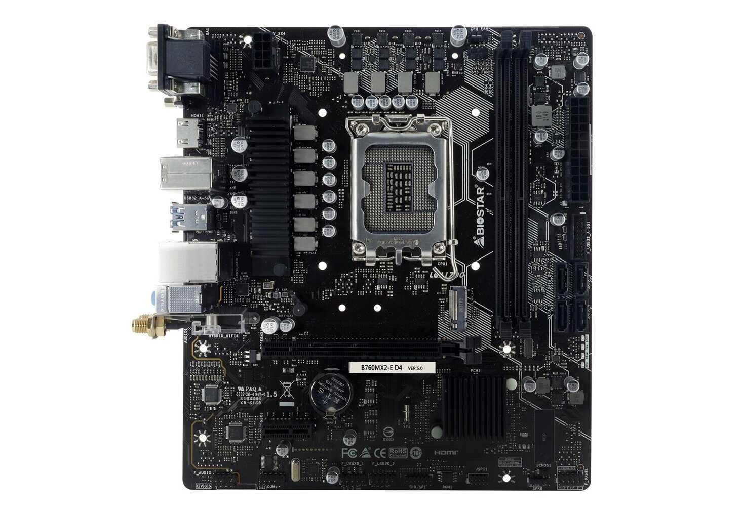 ! Материнская плата MB BIOSTAR B760MX2-E D4 | Цена с НДС