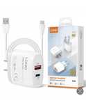 Incarcator Super Fast 20W USB + C Cablu Type C / Lightening