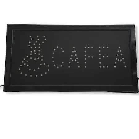 Reclama Text LED - CAFEA - animatie luminoasa dinamica Multicolor