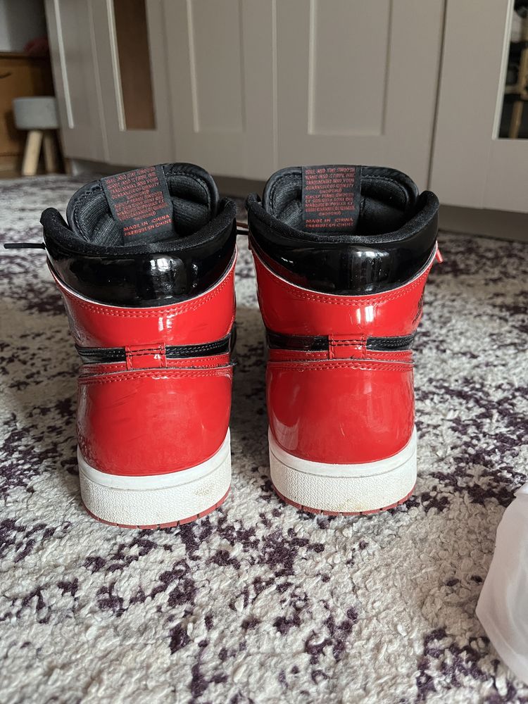 Jordan 1 Retro High OG Patent Bred Originali