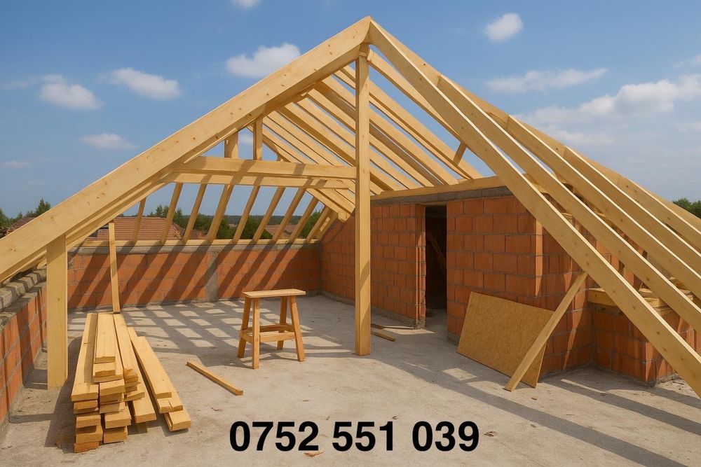 Dulgherie, zidărie, terase, mansardări – livrăm materiale!