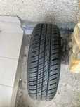 2 roti de rezerva Logan cu jante, Barum si Goodyear nerulate