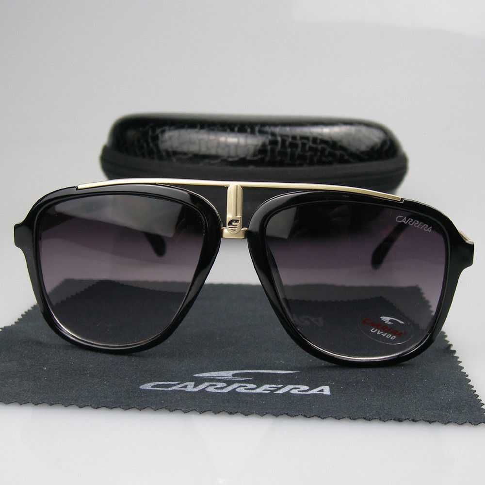 Слънчеви Очила Carrera Sunglasees Black Черни Сини Златни Каррера Gold